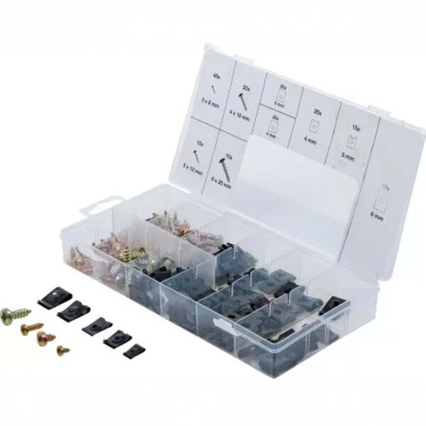 BGS 8114 Carosseriemoeren/ speednuts assortiment 170dlg