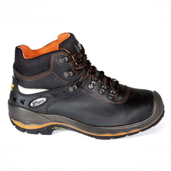 Grisport 72003 S3 hoog zwart/oranje + kruipneus