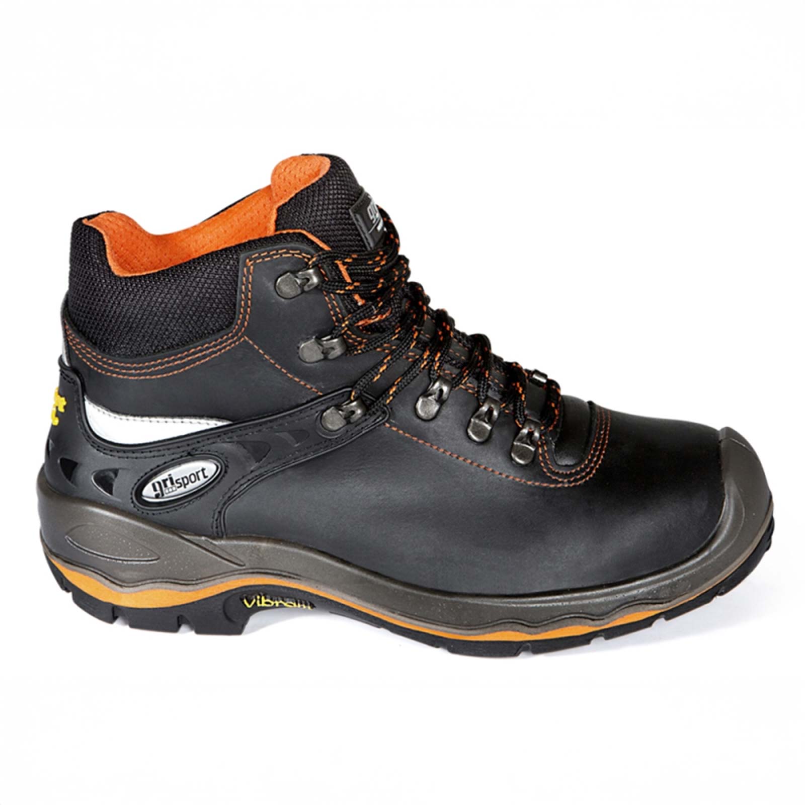 Grisport 72003 S3 hoog zwart/oranje + kruipneus