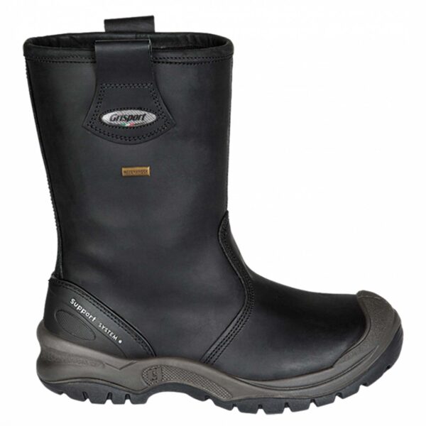 Grisport laars S3 waterproof zwart + kruipneus