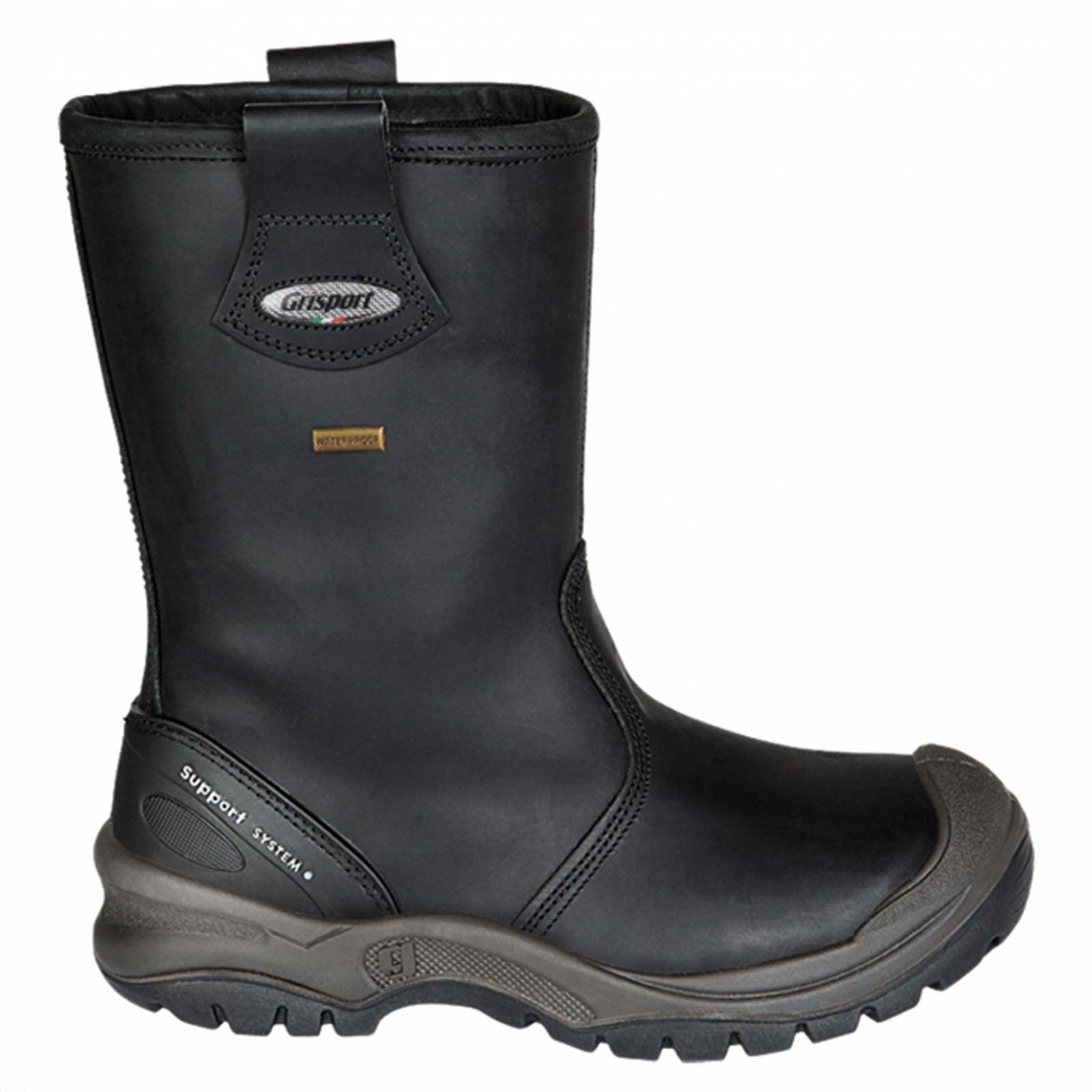 Grisport laars S3 waterproof zwart + kruipneus