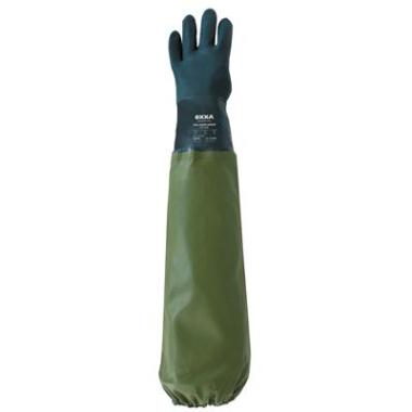 PVC plukhandschoen links groen 70cm 10