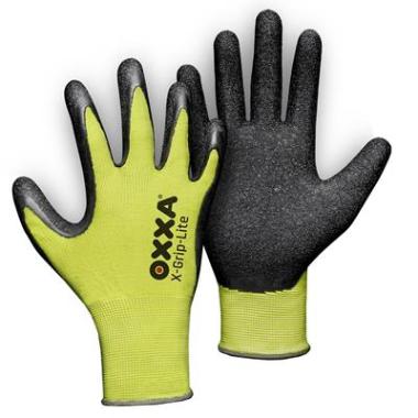 Oxxa handschoen X-Grip Lite 51-025 zwart/geel