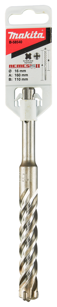 MAKITA B-58540 SDS + 4 SNIJDER 16X1600X110