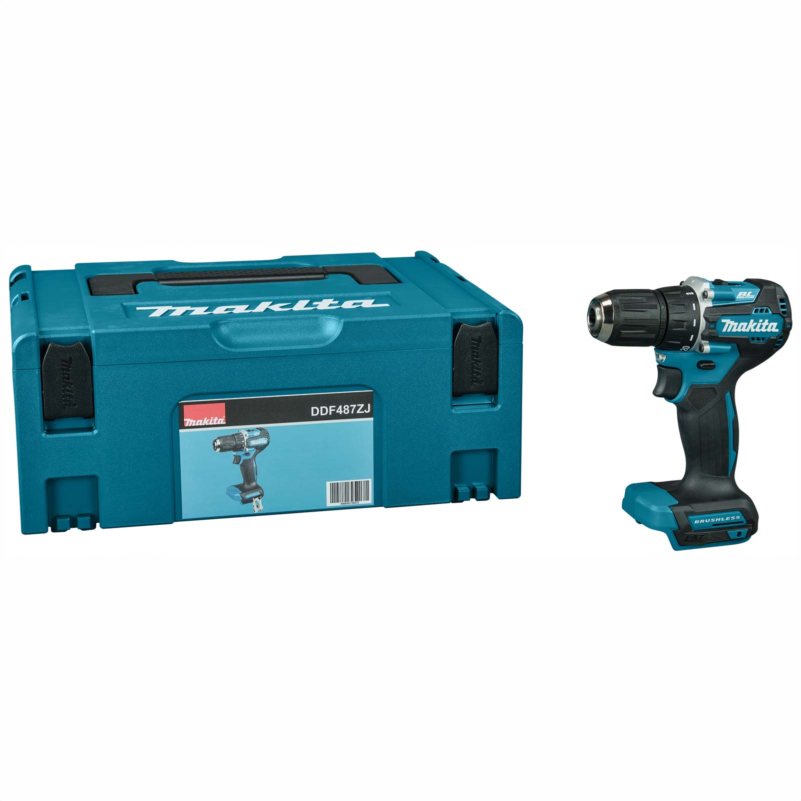 MAKITA DDF487ZJ Boor-/schroefmachine 18V in Mbox, zonder accu's en lader