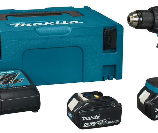 MAKITA DDF489RTJ Boor-/schroefmachine 18V in Mbox, met 5A accu (2x) + lader