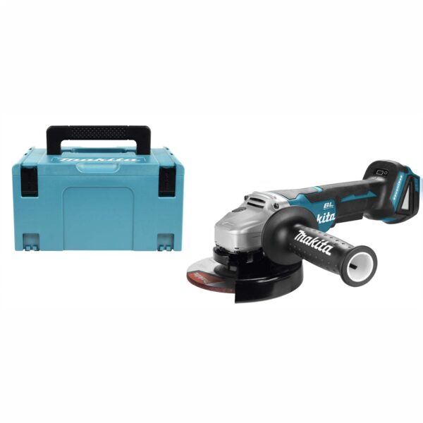 MAKITA DGA505ZJ Haakse slijper 18V 125 mm in Mbox, zonder accu's en lader