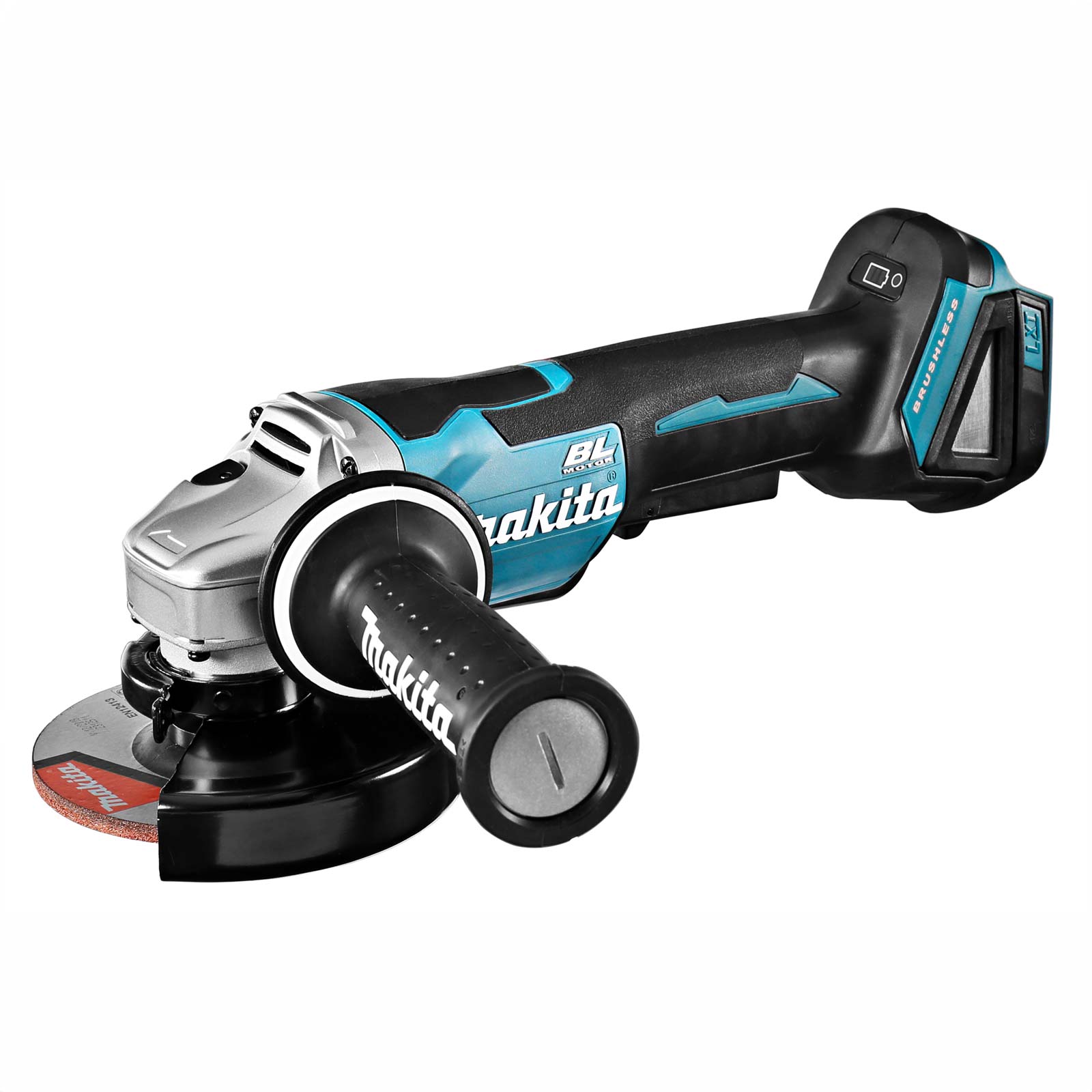 MAKITA DGA508ZJ 18 V Haakse slijper 125 mm in Mbox, zonder accu's en lader