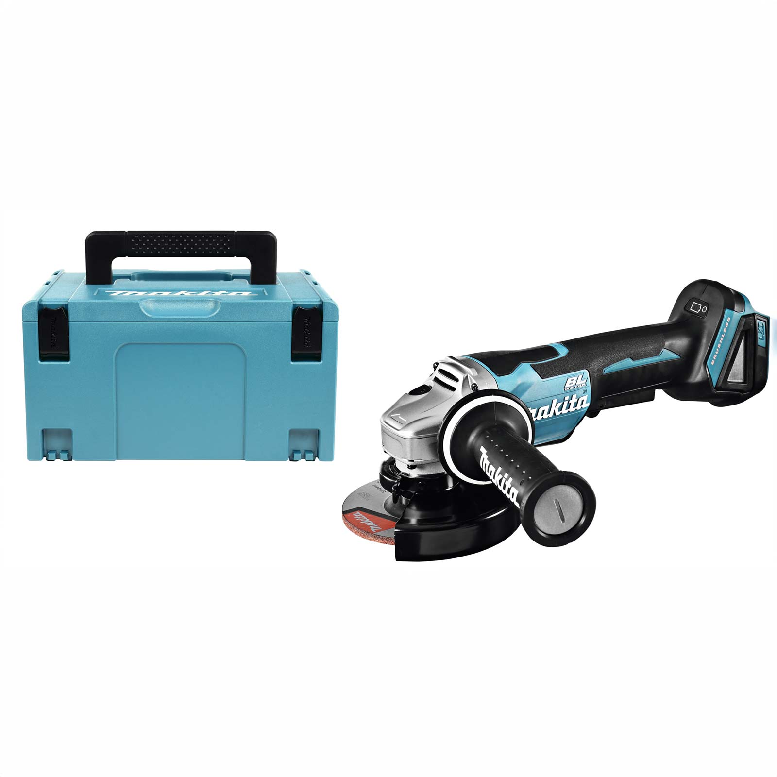 MAKITA DGA508ZJ 18 V Haakse slijper 125 mm in Mbox, zonder accu's en lader - Afbeelding 2
