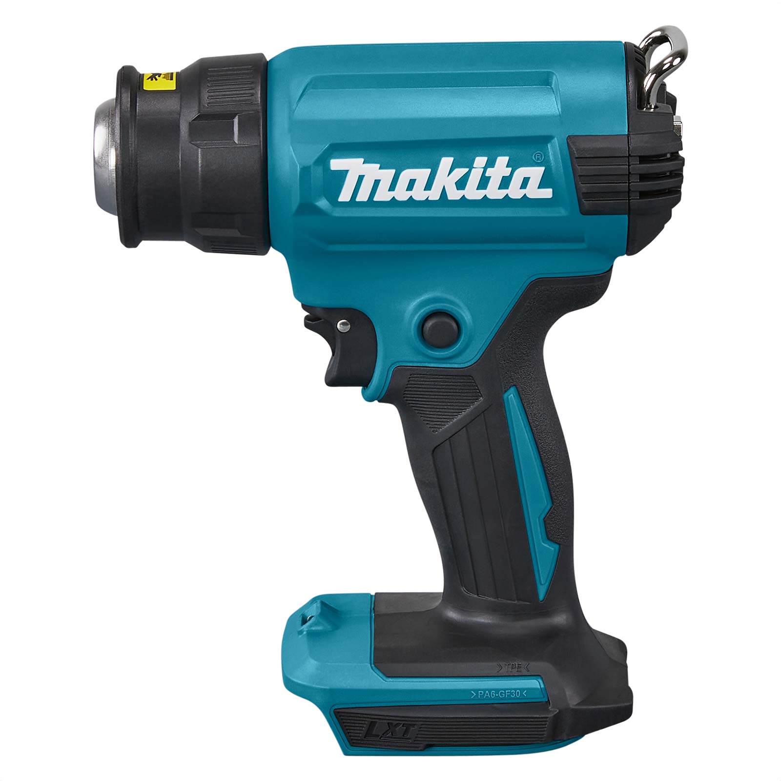 Makita DHG180ZK 18V Heteluchtpistool in koffer met diverse opzetstukken, Zonder accu`s en lader.