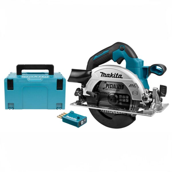 Makita DHS661ZJU 18 V Cirkelzaag 165mm Zonder accu's en lader, met AWS zender, in Mbox