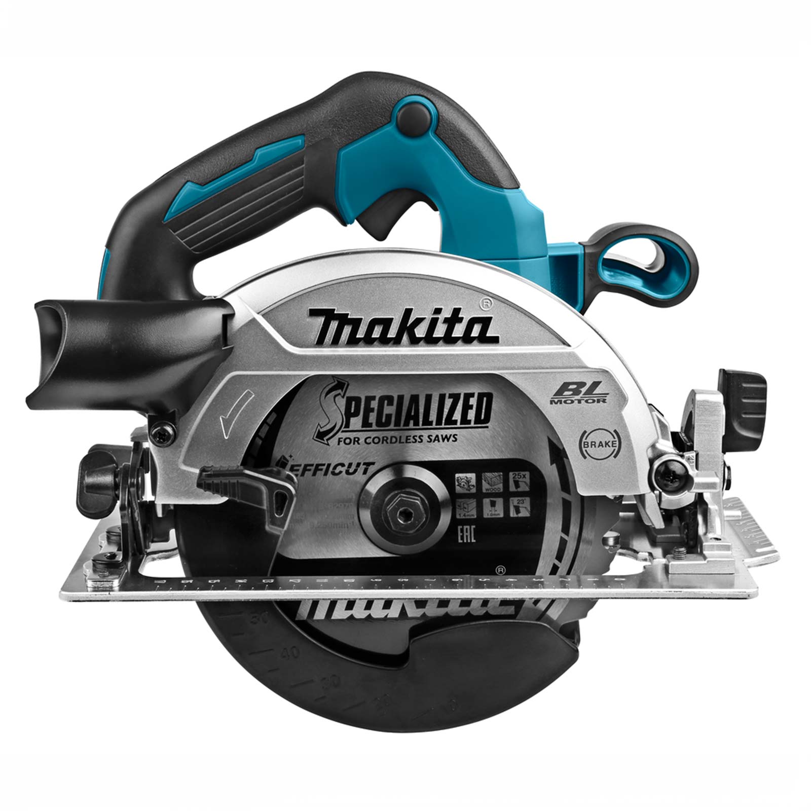 Makita DHS661ZJU 18 V Cirkelzaag 165mm Zonder accu's en lader, met AWS zender, in Mbox - Afbeelding 2