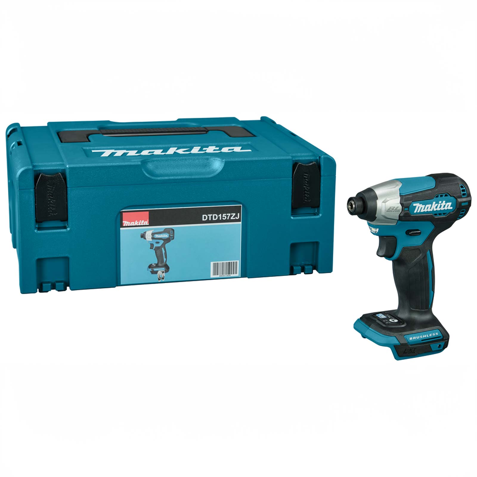 Makita DTD157ZJ Slagschroevendraaier 18V in Mbox, zonder accu's en lader