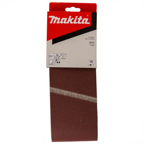 MAKITA P-36924 Schuurband 100x610 K120 red 5st