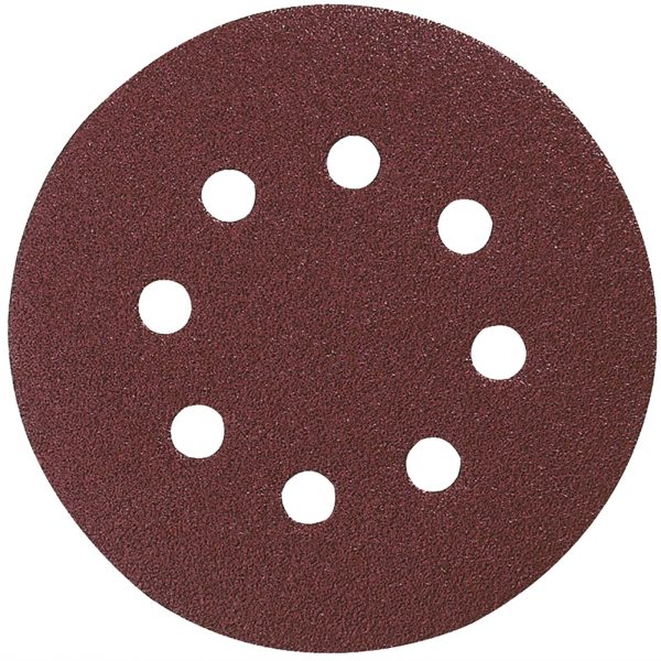 MAKITA P-43608 Schuurschijf 125mm rond K320 red velcro 10st