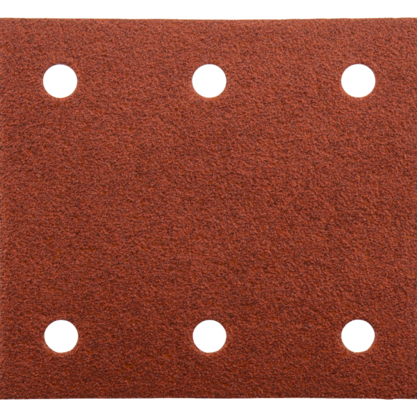 MAKITA P-33102 schuurvel 114x102mm K80 Red Velcro 10st