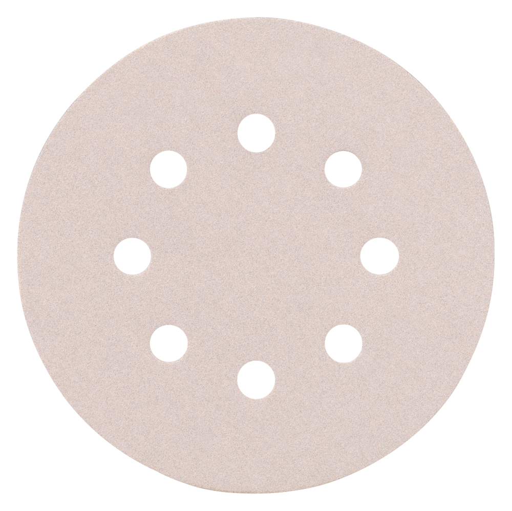 MAKITA P-33392 Schuurschijf 125mm rond K180 wit velcro 10st - Afbeelding 2