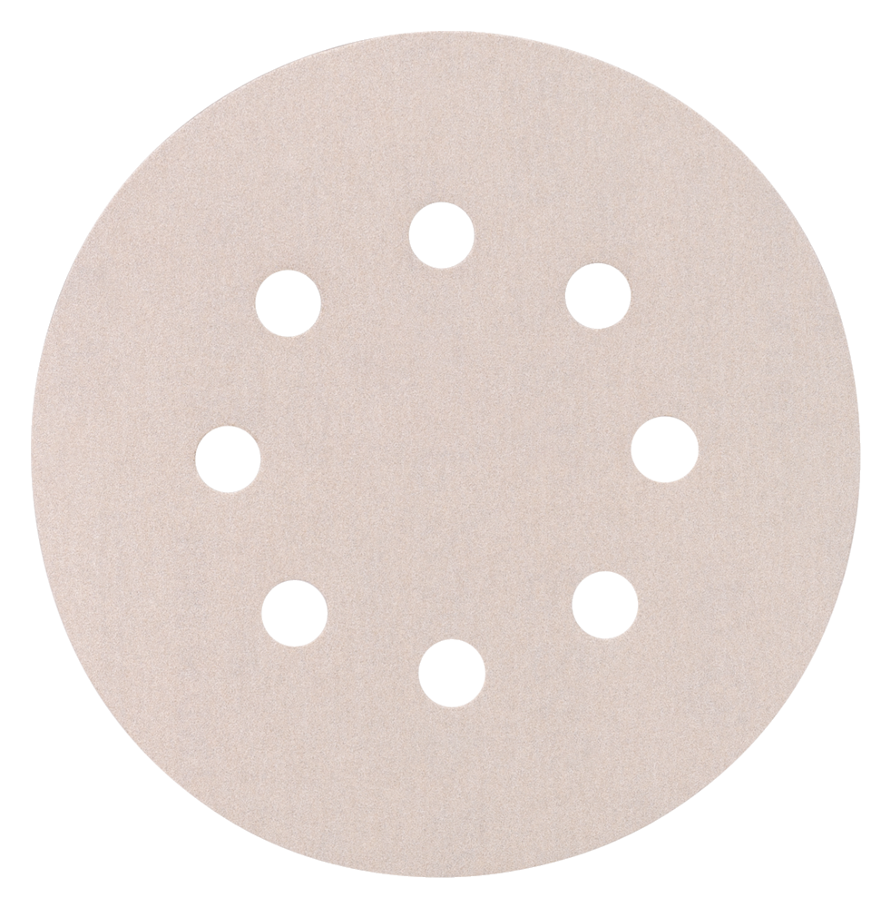 MAKITA P-33401 Schuurschijf 125mm rond K240 wit velcro 10st - Afbeelding 2