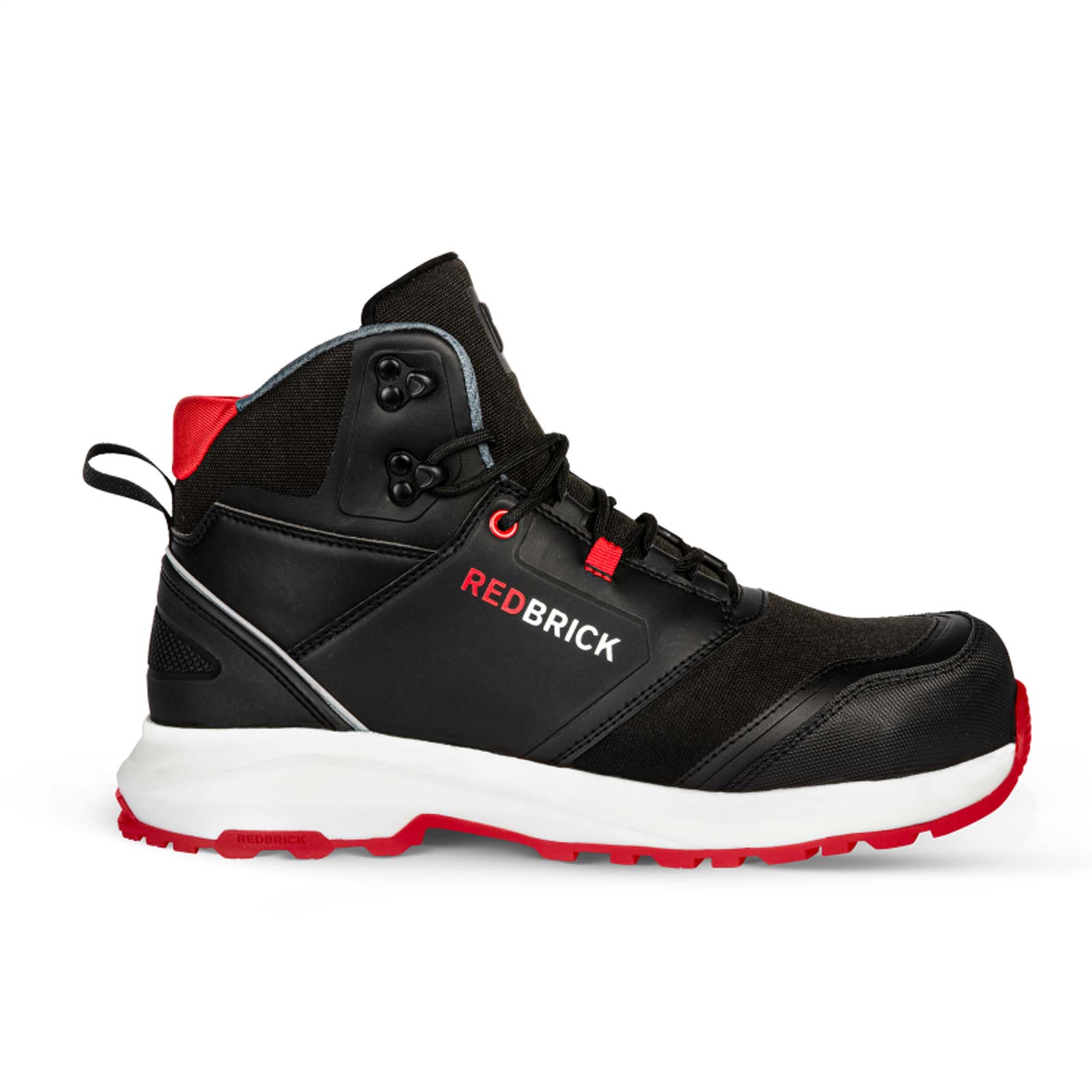 Redbrick 32320 Pulse S3 ESD hoog zwart/rood