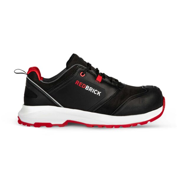Redbrick 32323 Pulse Overnose Sneaker Laag S3 Zw/Rd