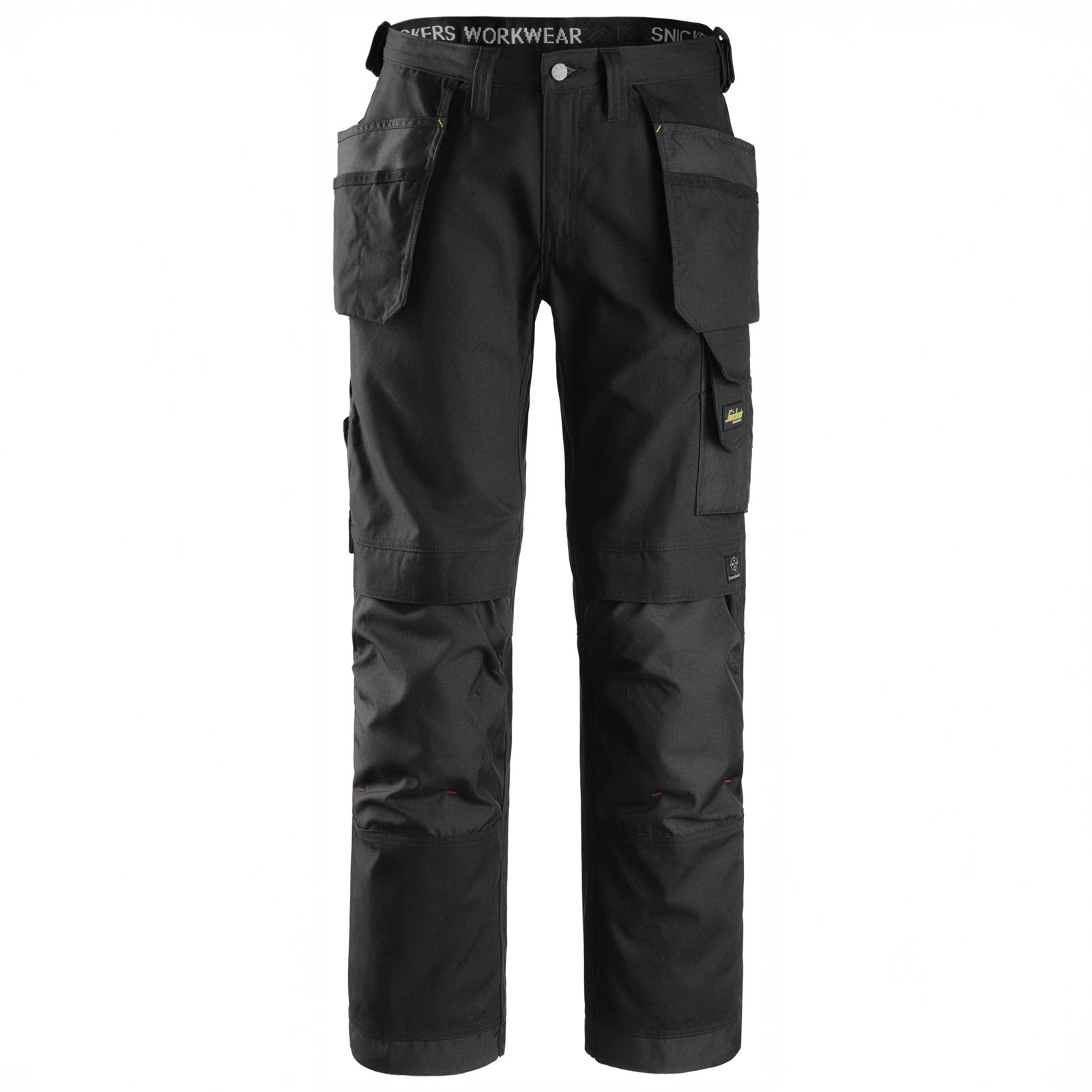 Snickers 3214 Canvas+ Werkbroek Holsterzak Zwart