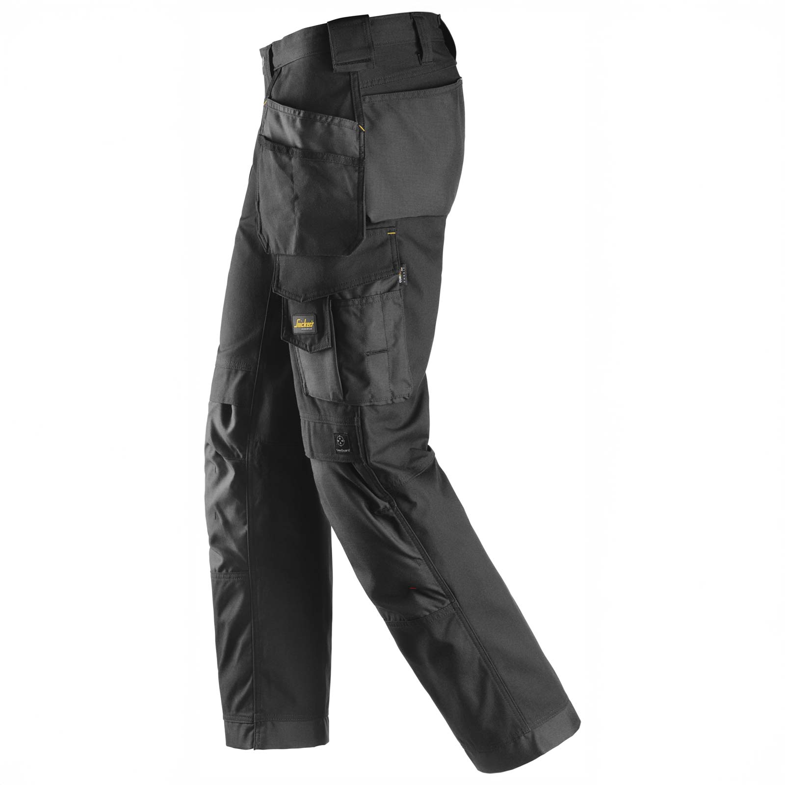 Snickers 3214 Canvas+ Werkbroek Holsterzak Zwart - Afbeelding 4