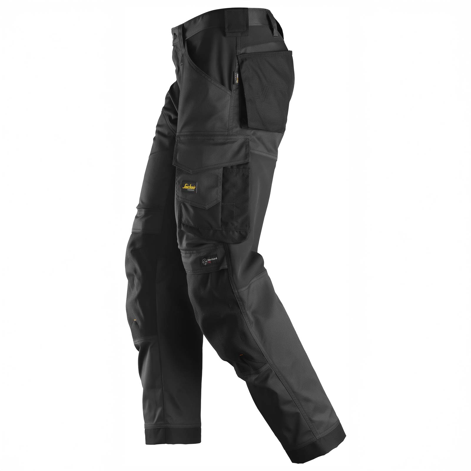 Snickers 6351 AllroundWork Stretch Werkbroek Loose Fit Zwart - Afbeelding 3