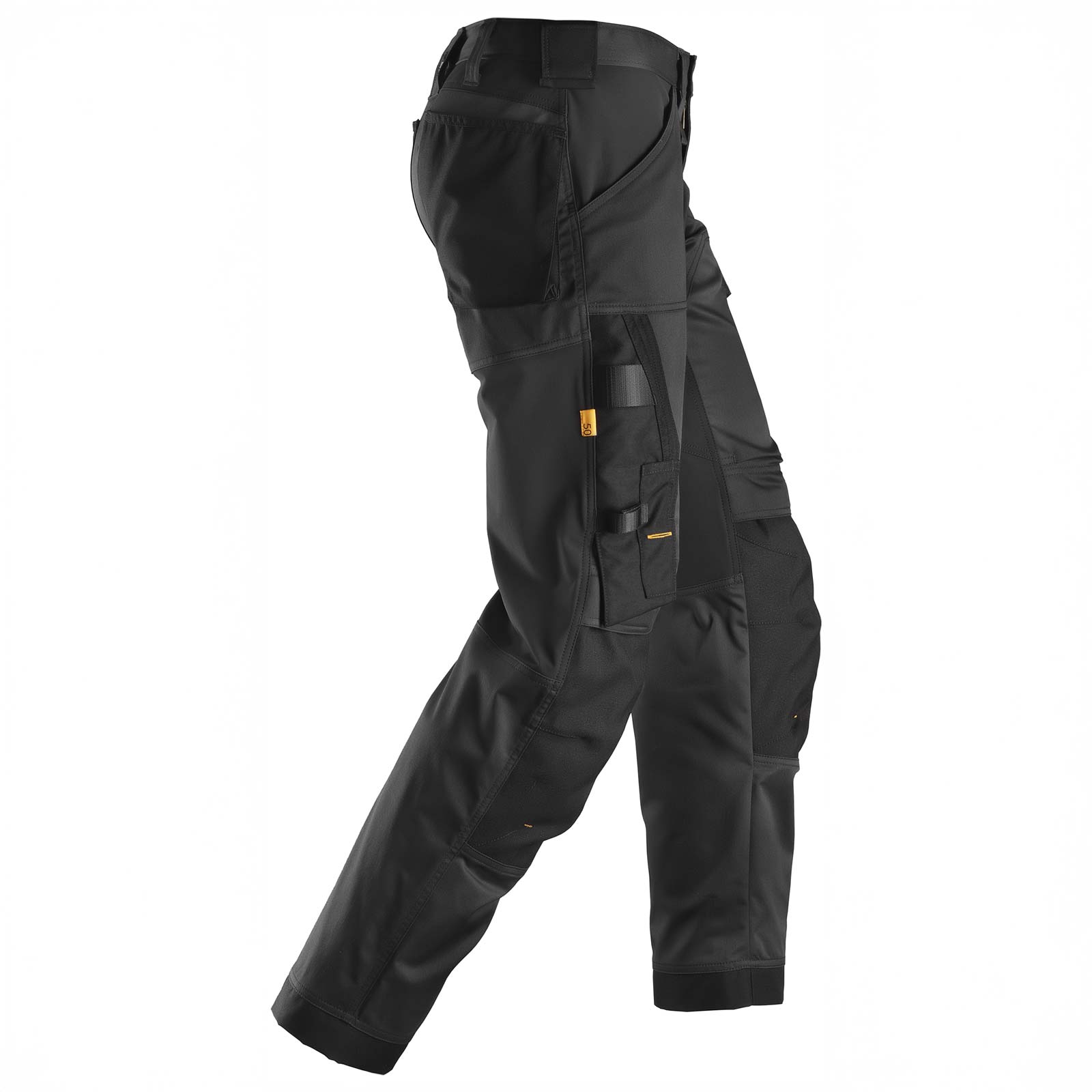 Snickers 6351 AllroundWork Stretch Werkbroek Loose Fit Zwart - Afbeelding 4