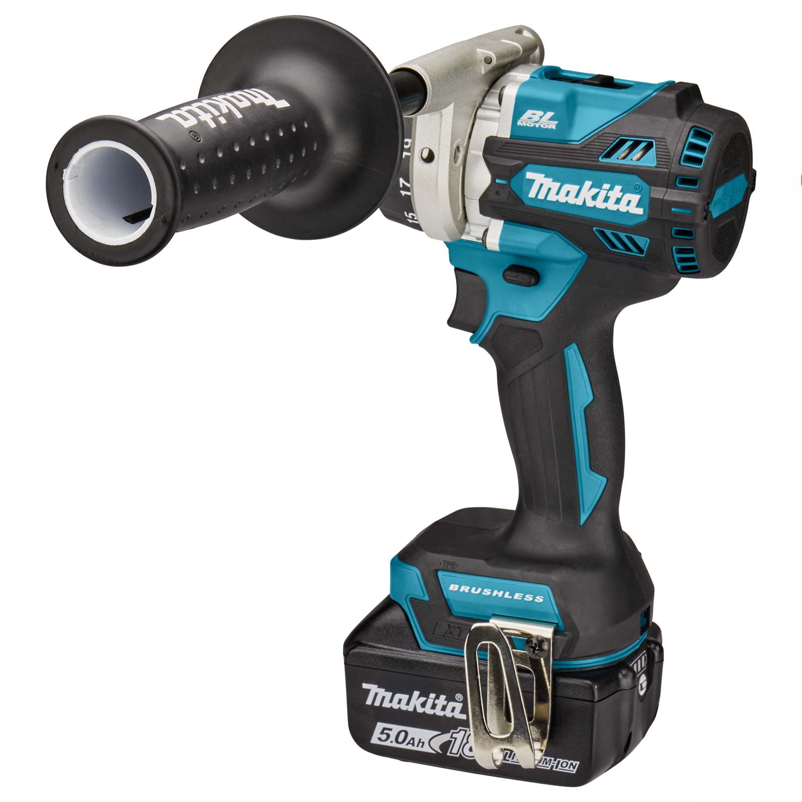 Makita DDF486RTJ Boor-/schroefmachine 18V in mbox, met 5A accu (2x) + lader - Afbeelding 4