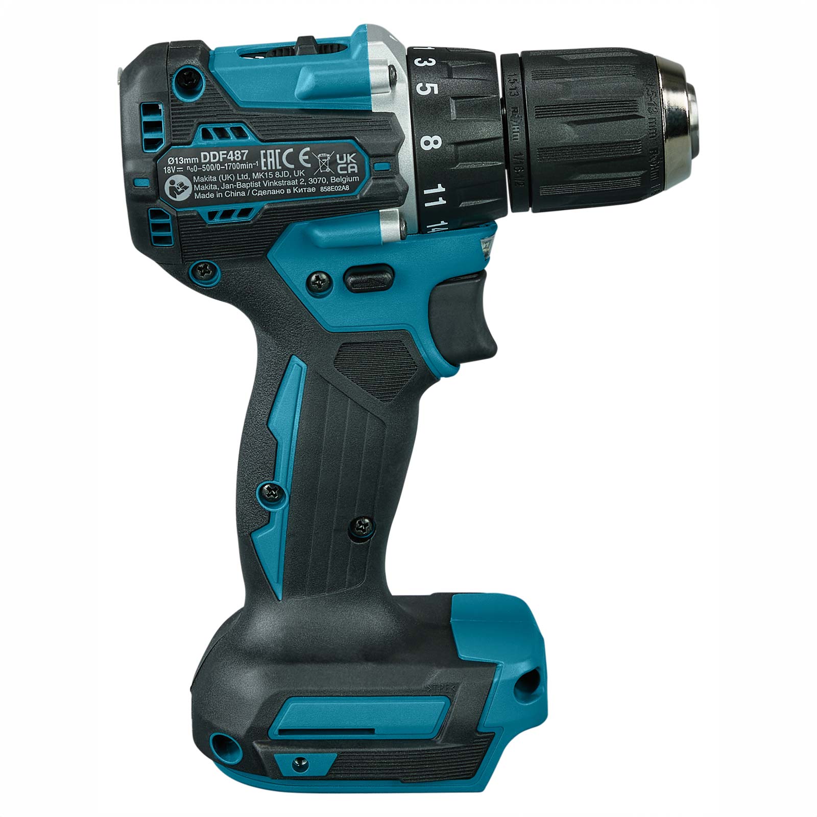 MAKITA DDF487ZJ Boor-/schroefmachine 18V in Mbox, zonder accu's en lader - Afbeelding 2